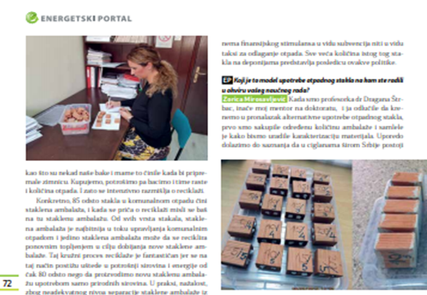 Zorica Mirosavljević govori za Magazin energetskog portala