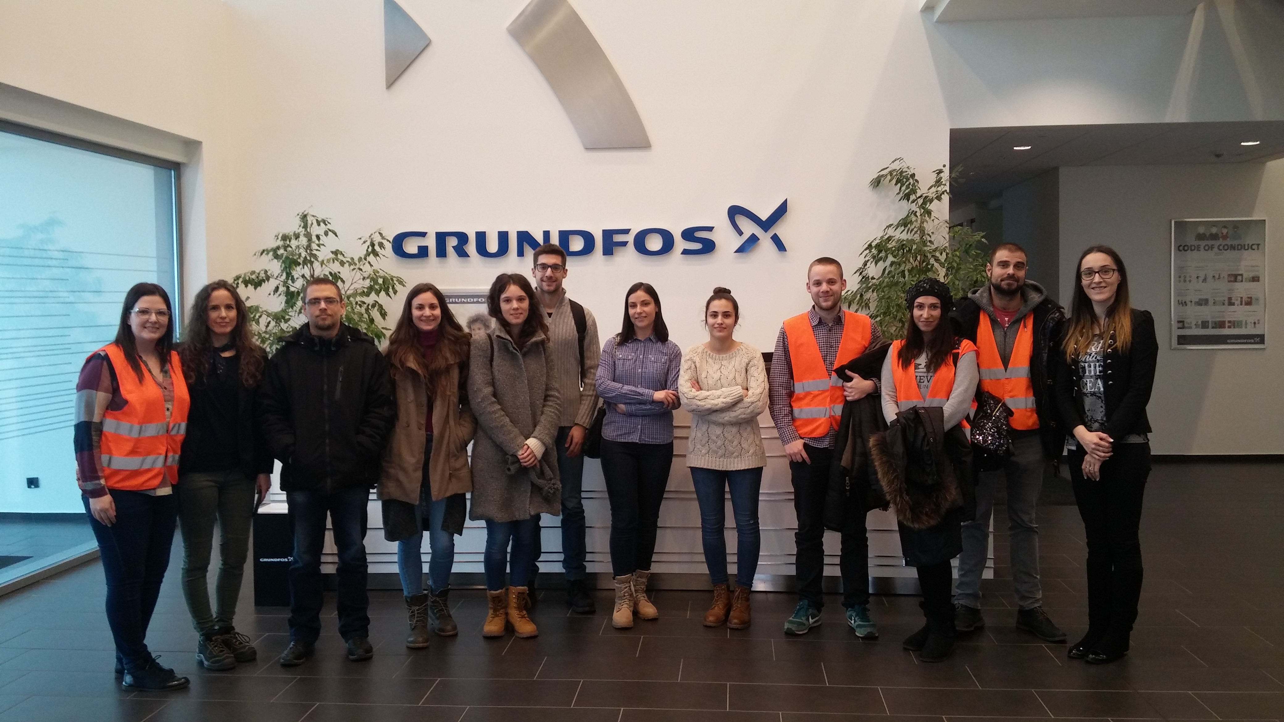 Stručna poseta fabrici Grundfos u Inđiji
